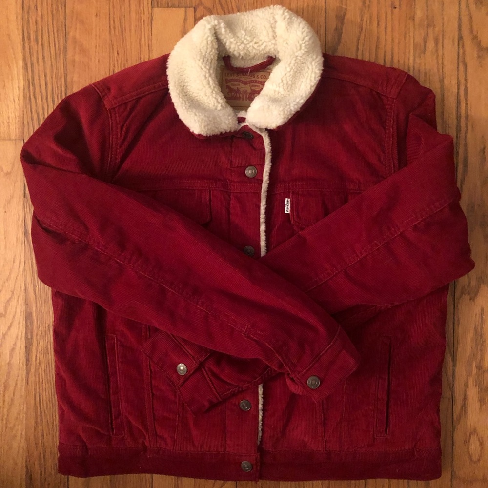 Levis Corduroy Sherpa Jacket
